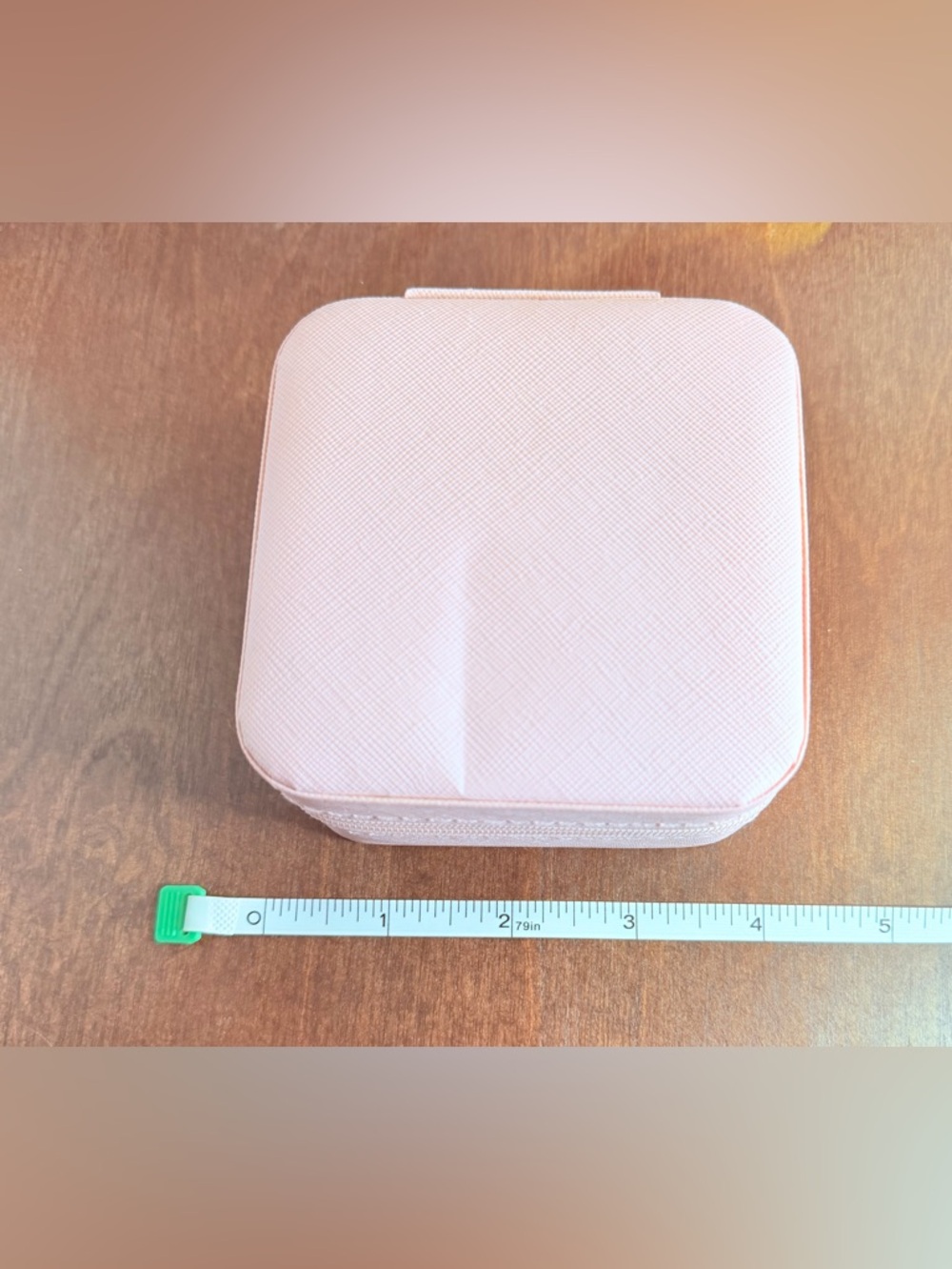 Compact Pink Jewelry Organizer Case - Picture 4 of 4